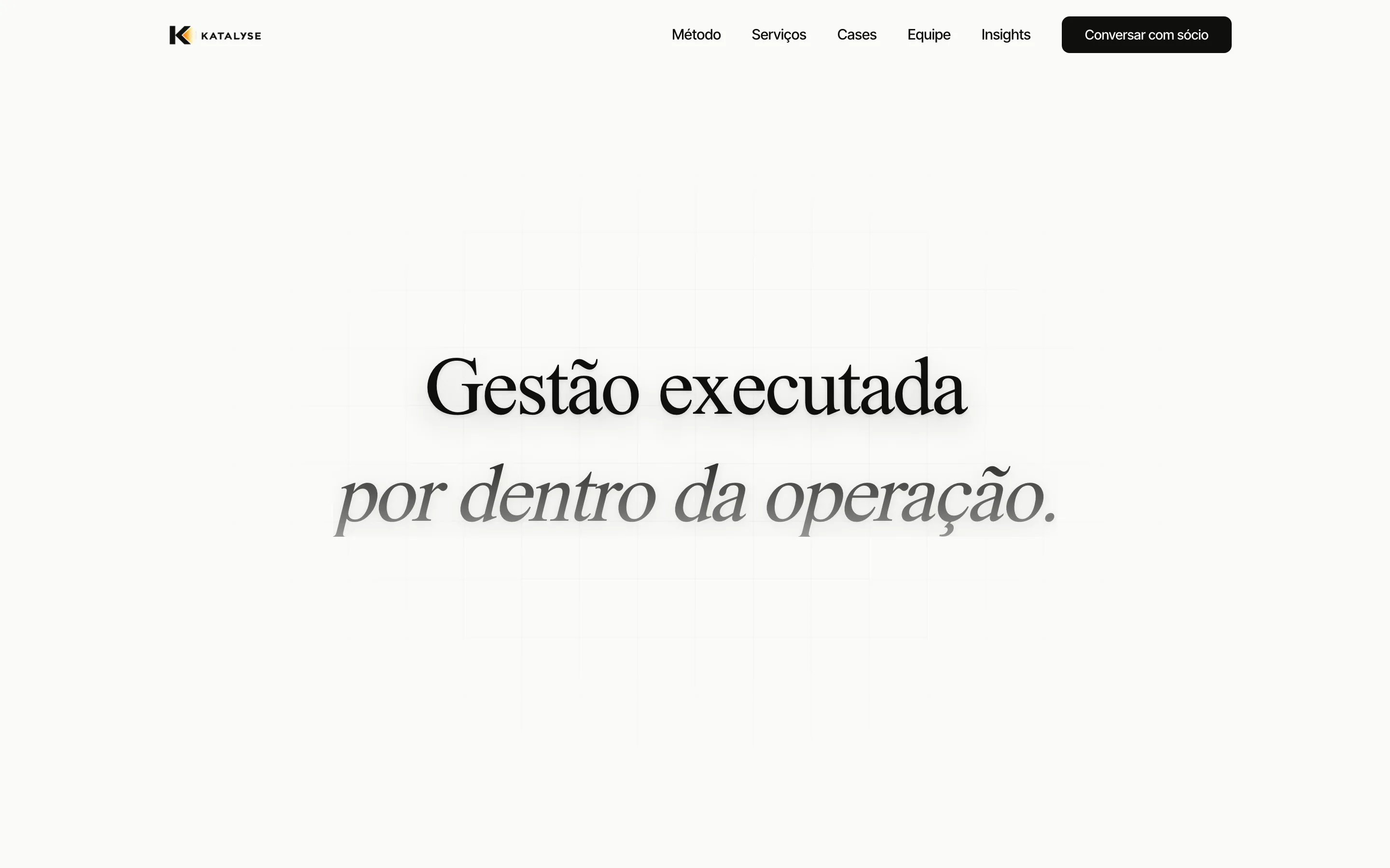 Katalyse — Site for a hands-on management consultancy